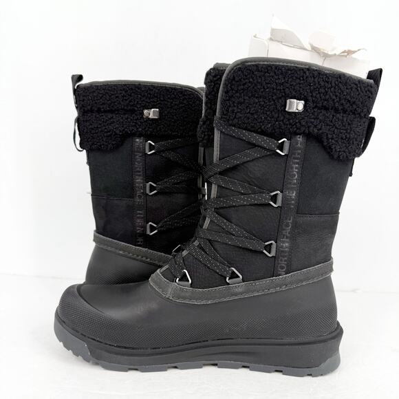 The North Face Womens Shellista V Mid Winter Boot US 5 Black WP Insulated NIB - Picture 7 of 11